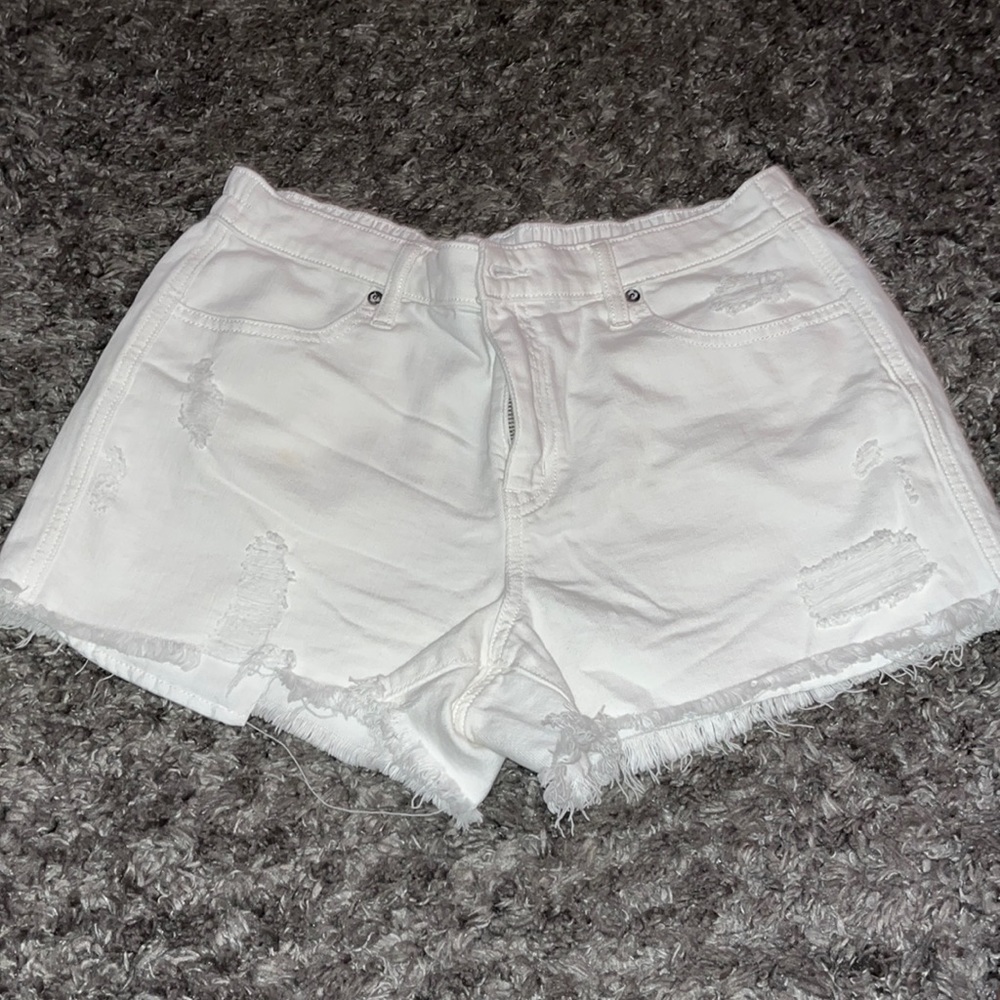 White Ari Jean shorts